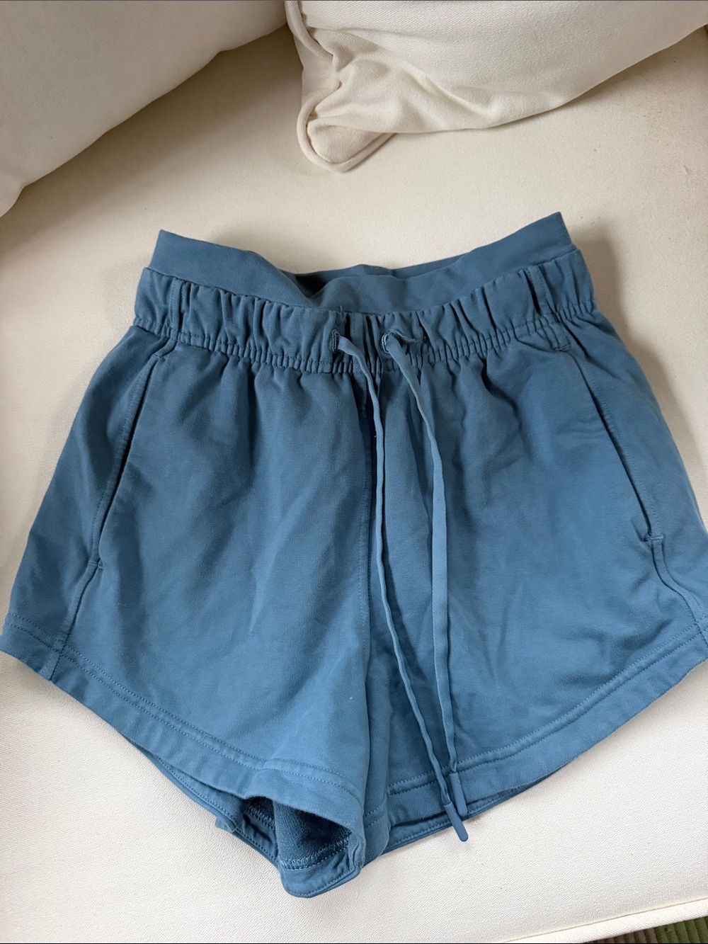 lululemon athletica Slate Blue Drawstring Athletic Shorts